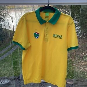 Boss Hugo Boss South Africa polo soccer shirt